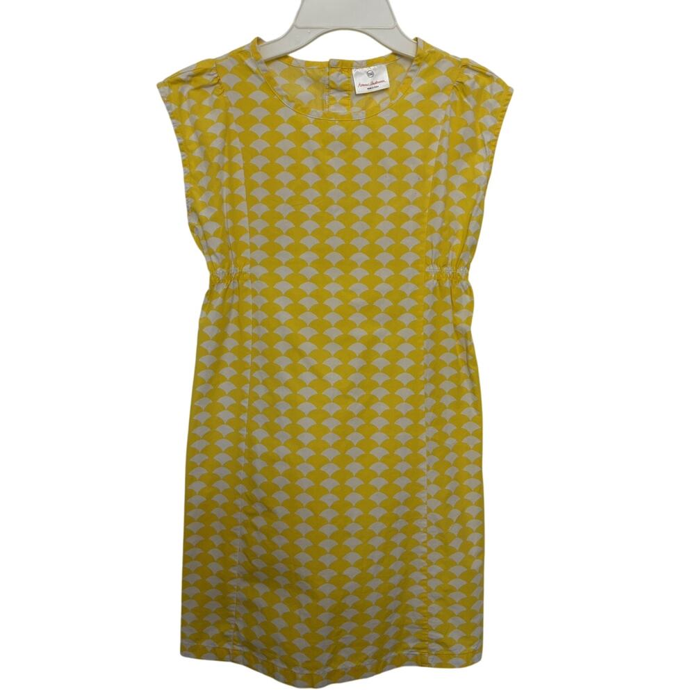 Hanna Andersson Yellow Dress Girl’s Size 12 150cm Sundress Easter Vacation